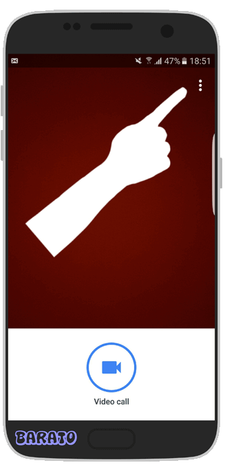 آموزش تصویری حذف اکانت گوگل دو Google Duo در اندروید