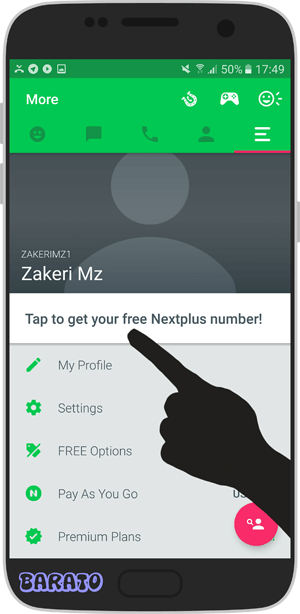 آموزش نکست پلاس Nextplus ساخت شماره مجازی در اندروید