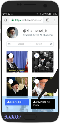 آموزش ذخیره و دانلود تمام عکس های پیج اینستاگرام - بکاپ