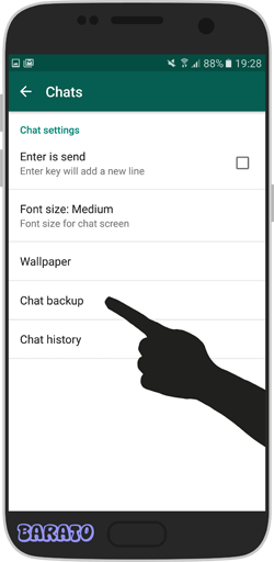 آموزش بکاپ گرفتن از چت های واتس اپ WhatsApp اندروید