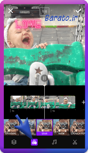 آموزش تصویری ساخت کلیپ کوتاه در ALIVE Movie Maker اندروید