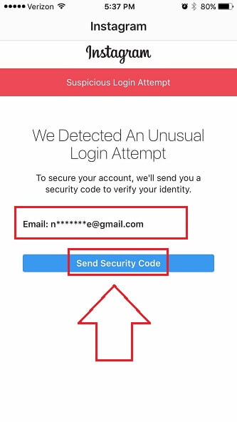 آموزش حل مشکل ارور we detected unusual login attempts اینستاگرام