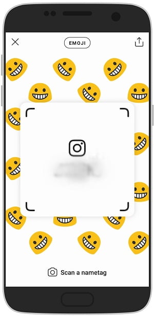 آموزش تصویری ساخت نیم تگ اینستاگرام در اندروید NameTag