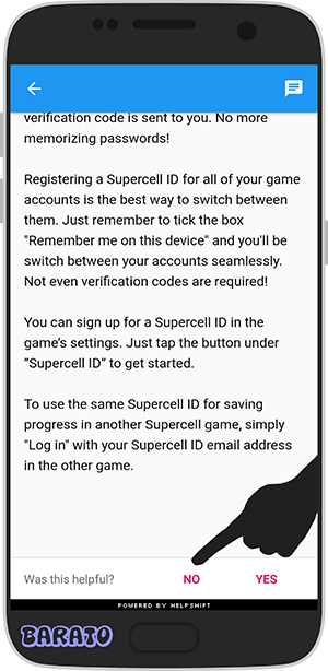 آموزش تصویری حذف سوپرسل ایدی از روی بازی کلش اف کلنز در اندروید Supercell ID