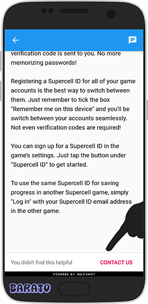 آموزش تصویری حذف سوپرسل ایدی از روی بازی کلش اف کلنز در اندروید Supercell ID