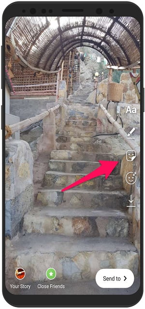 آموزش تصویری ارسال گیف در استوری اینستاگرام اندروید