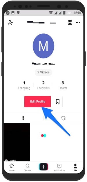 آموزش تصویر تغییر عکس پروفایل در تیک تاک موزیکالی اندروید