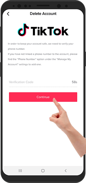 آموزش تصویری حذف اکانت تیک توک TikTok تیک تاک در اندروید