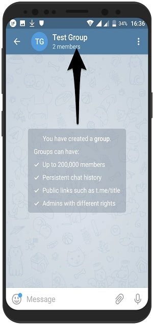 lock telegram group1