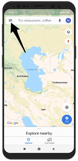 آموزش تصویری دانلود آفلاین گوگل مپ ایران در نقشه گوگل Google Maps اندروید