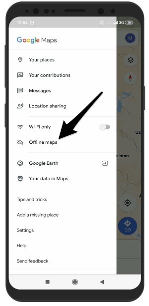 آموزش تصویری دانلود آفلاین گوگل مپ ایران در نقشه گوگل Google Maps اندروید