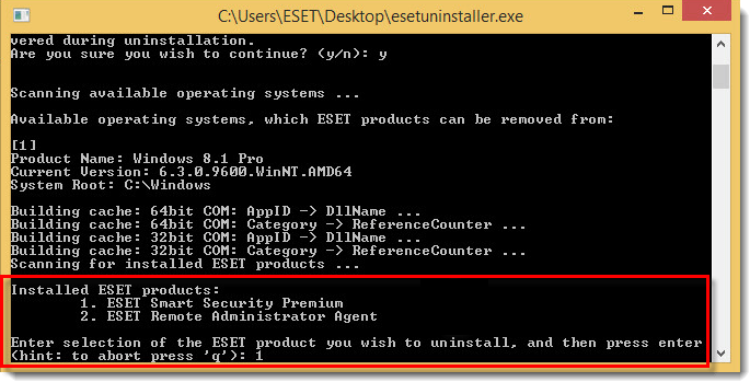آموزش ESET Uninstaller حذف آنتی ویروس نود 32 از کامپیوتر - ویندوز 10 3 آموزش ESET Uninstaller حذف آنتی ویروس نود 32 از کامپیوتر - ویندوز 10
