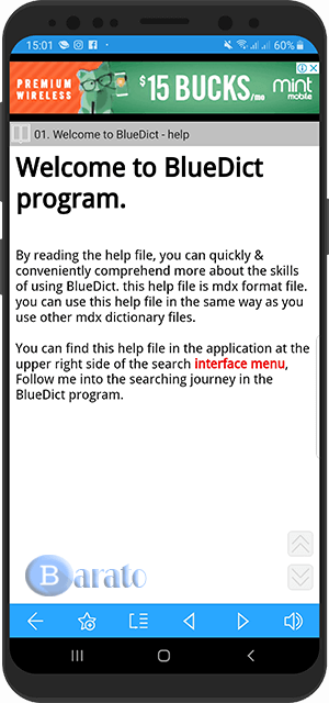 آموزش بلودیکت BlueDict - نصب و استفاده از برنامه در گوشی اندروید