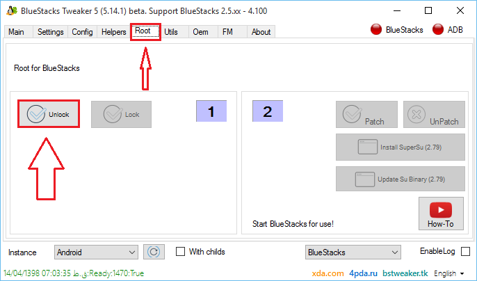 آموزش تصویری روت کردن بلواستکس BlueStacks کامپیوتر - ویندوز