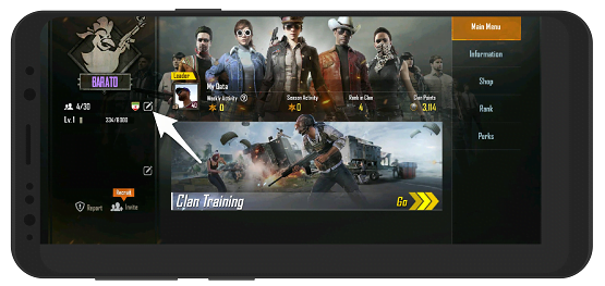 آموزش تصویری تغییر اسم کلن در بازی پابجی موبایل PUBG Mobile 3 آموزش تصویری تغییر اسم کلن در بازی پابجی موبایل PUBG Mobile