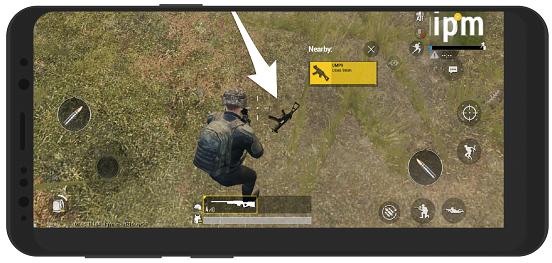 آموزش انداختن اسلحه در پابجی موبایل PUBG در گوشی اندروید