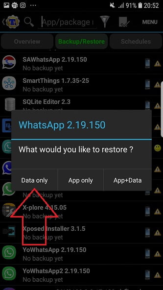 gbwhatsapp andeoid 45