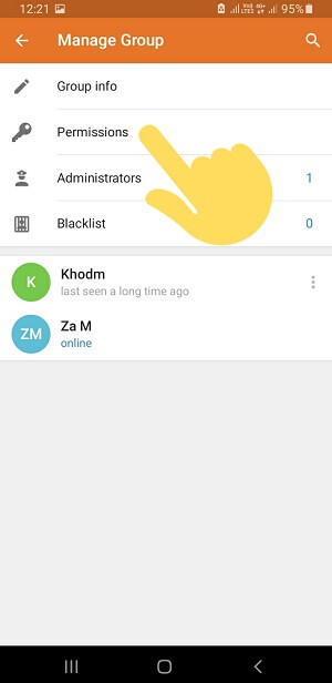 Permissions ایتا