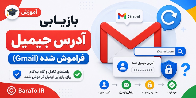 آموزش بازیابی آدرس جیمیل (Gmail) فراموش شده