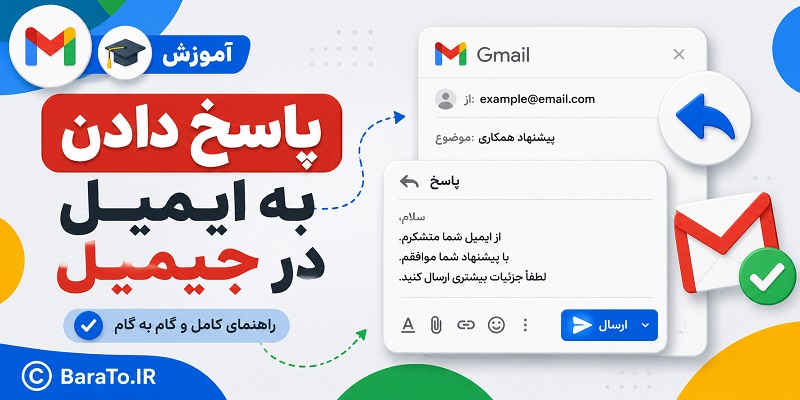 آموزش پاسخ دادن به ایمیل در جیمیل (Reply) با گوشی اندروید