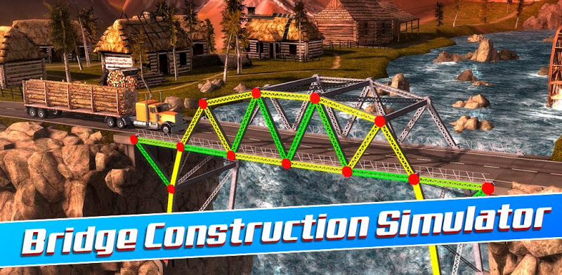 Bridge Construction Simulator 1.4.2 دانلود بازی شبیه ساز پل سازی مود بینهایت