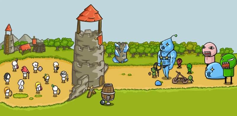 Grow Castle دانلود بازی دفاع از قلعه با لینک مستقیم مود بینهایت