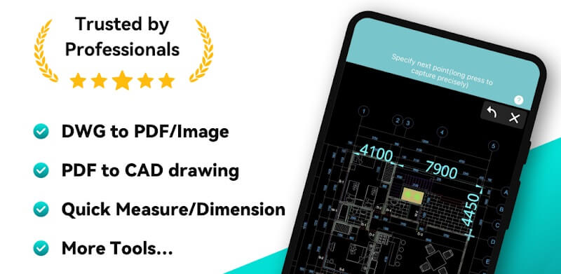 DWG FastView 5.12.2 دانلود مشاهده و ویرایش فایل اتوکد در اندروید