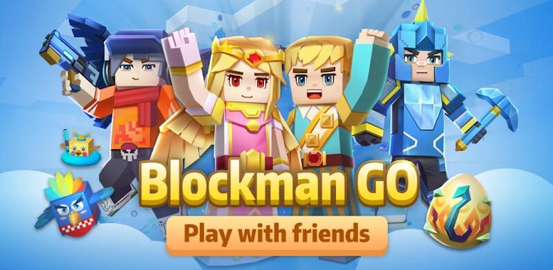 Blockman Go دانلود بازی بلاک من گو مود بینهایت مرد بلوکی