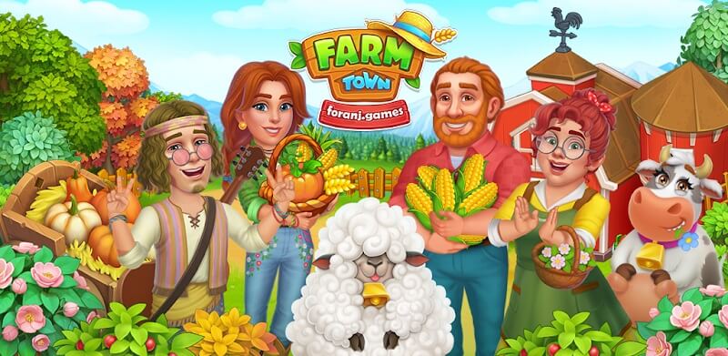 Farm Town 4.39 دانلود بازی فارم تاون مود بینهایت با لینک مستقیم مزرعه‌ شهر
