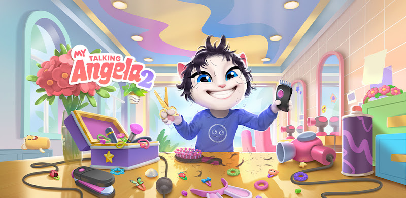 My Talking Angela 2 دانلود بازی آنجلای سخنگوی ۲ مود بینهایت