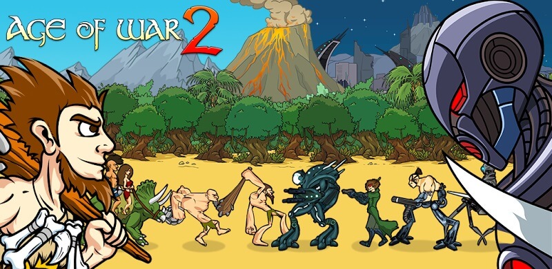 Age of War 2 1.8.5 دانلود بازی عصر جنگ ۲ مود بینهایت