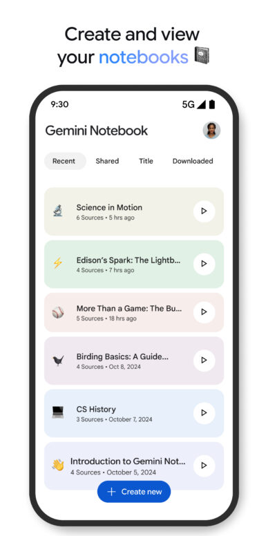 NotebookLM 1.47.6 دانلود نوت بوک ال ام گوگل با لینک مستقیم Screenshot: NotebookLM 1.47.6 دانلود نوت بوک ال ام گوگل با لینک مستقیم