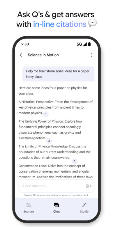 NotebookLM 1.47.6 دانلود نوت بوک ال ام گوگل با لینک مستقیم Screenshot: NotebookLM 1.47.6 دانلود نوت بوک ال ام گوگل با لینک مستقیم